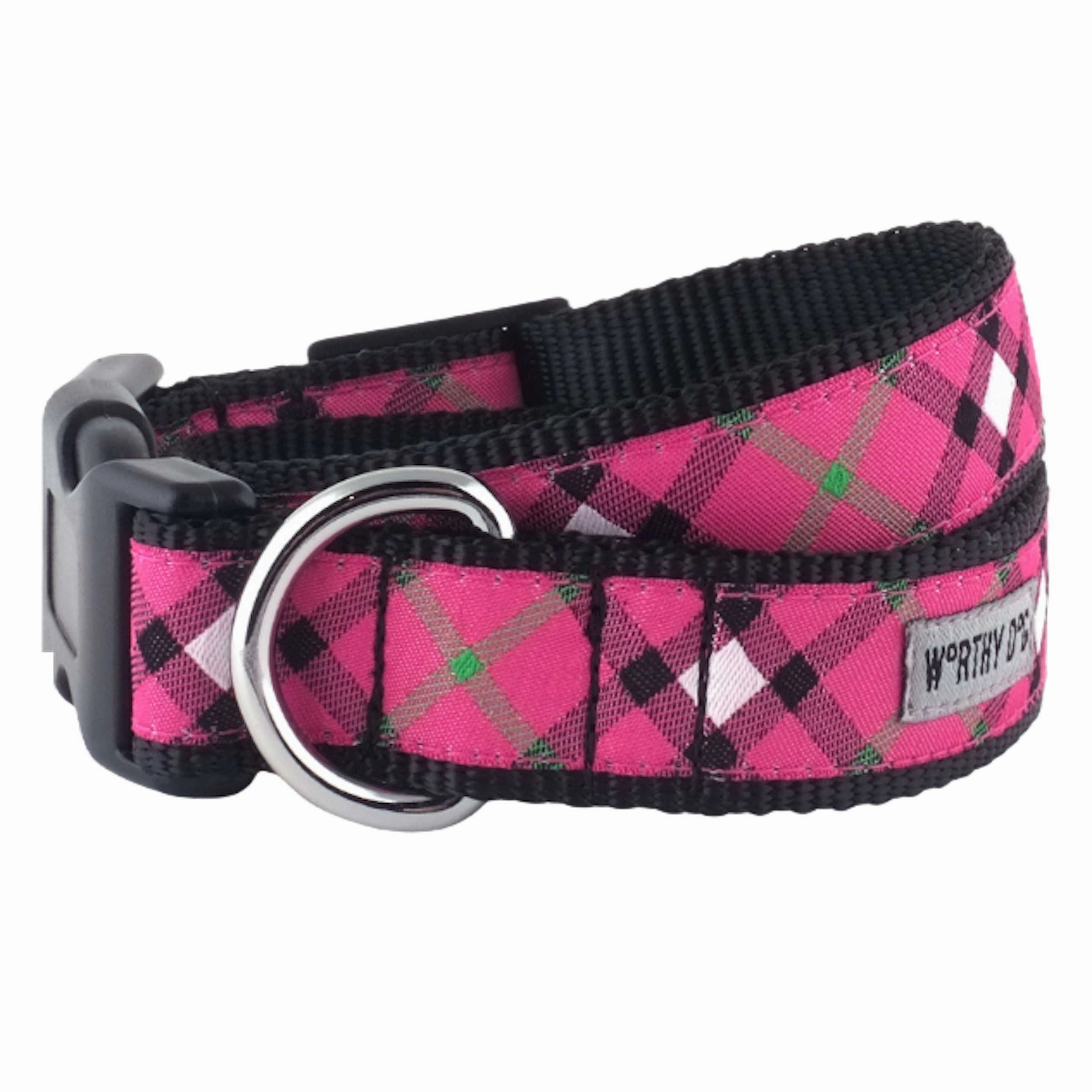 Leash | Bias Plaid Pink