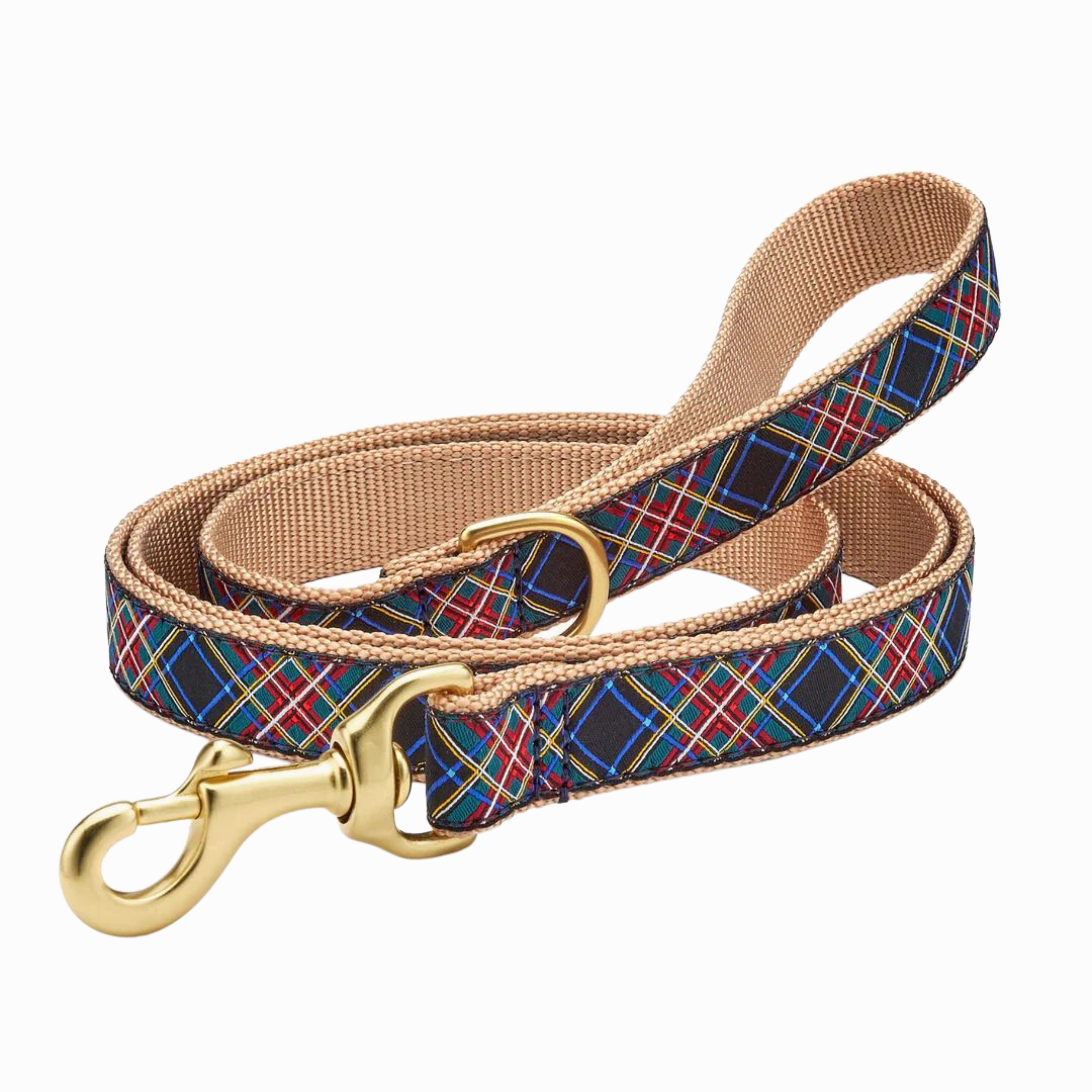 Leash | Black Tartan Plaid