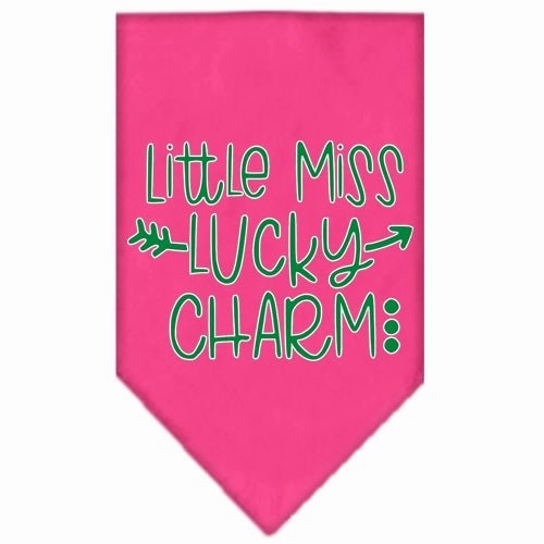 Little Miss Lucky Charm Screen Print Bandana