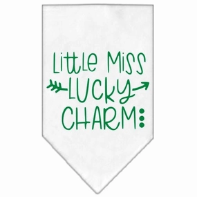 Little Miss Lucky Charm Screen Print Bandana