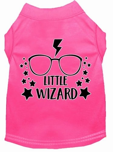 Little Wizard Screen Print Dog Shirt in Many Colors