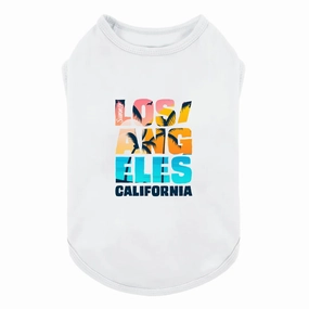 Los Angeles Dog Shirt in White