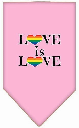 Love is Love Screen Print Bandana in Many Colors