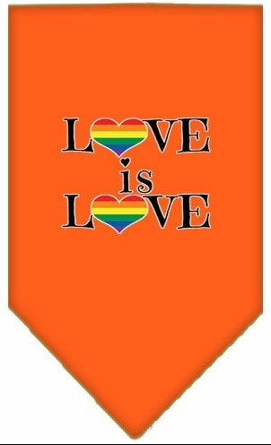 Love is Love Screen Print Bandana in Many Colors