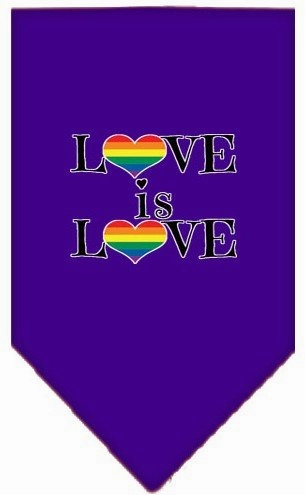 Love is Love Screen Print Bandana in Many Colors