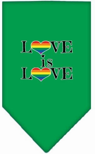 Love is Love Screen Print Bandana in Many Colors