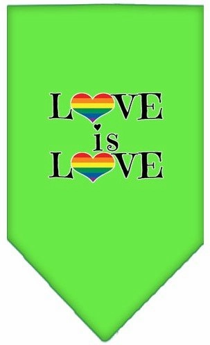 Love is Love Screen Print Bandana in Many Colors
