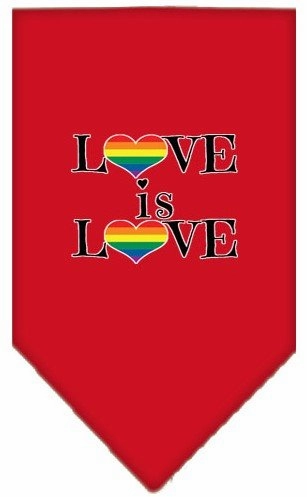 Love is Love Screen Print Bandana in Many Colors