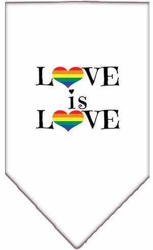 Love is Love Screen Print Bandana in Many Colors