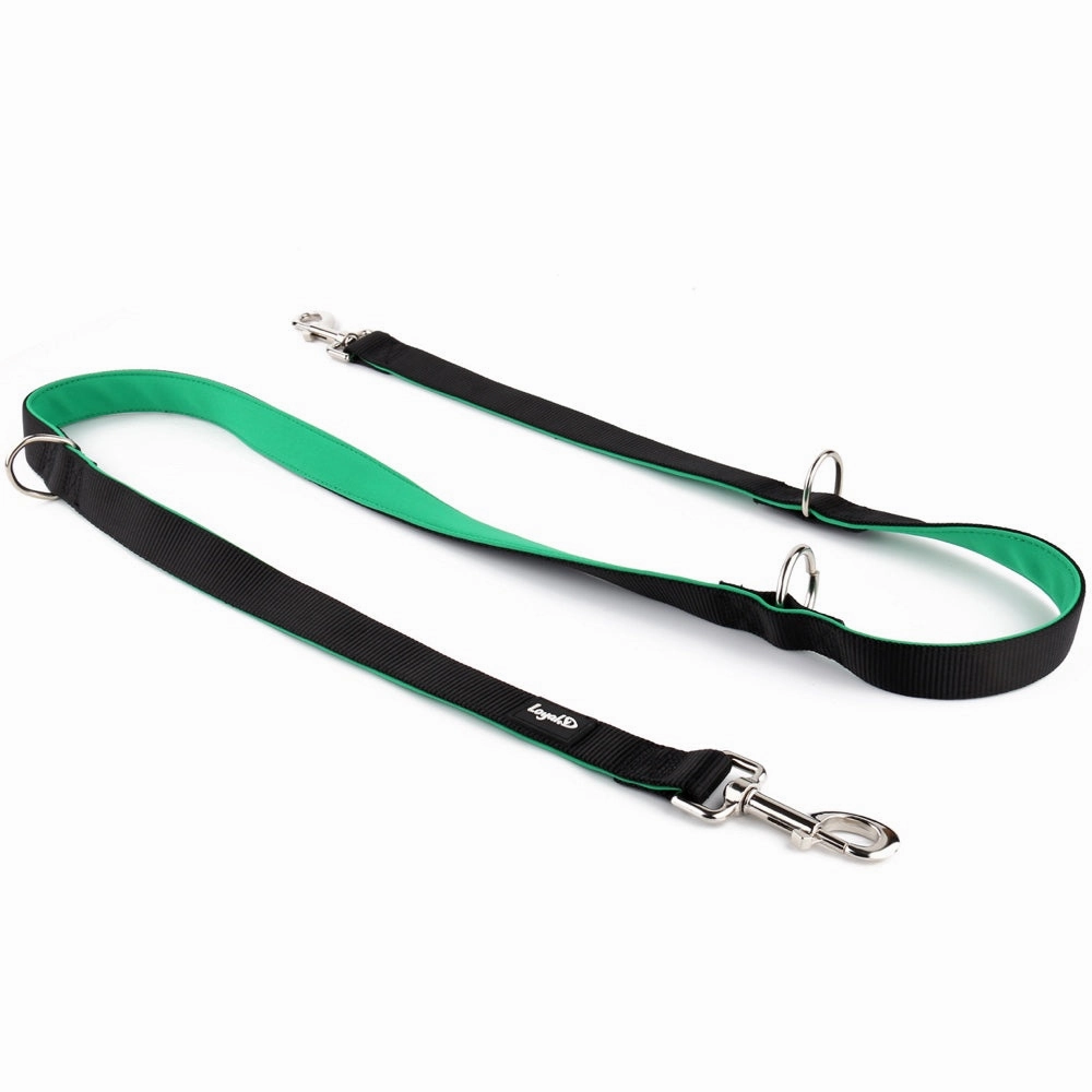 Loyal.D Multi-Purpose.D Dog Lead - Black & Green