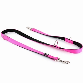 Loyal.D Multi-Purpose.D Dog Lead - Hot Pink & Black