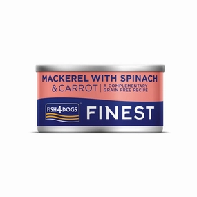 Mackerel With Spinach & Carrot Dog Can