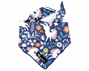 Maggie and Co. Cotton Bandana: Unicorn Dreams