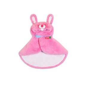 Mimi Rabbit Pet Poncho (Dark Pink)