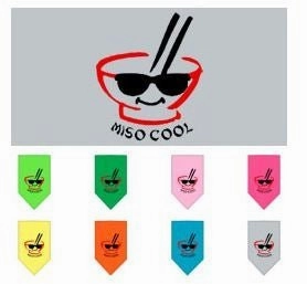 Miso Cool Screen Print Bandana in Many Colors