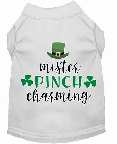 Mr. Pinch Charming Screen Print Dog Shirt in Many Colors