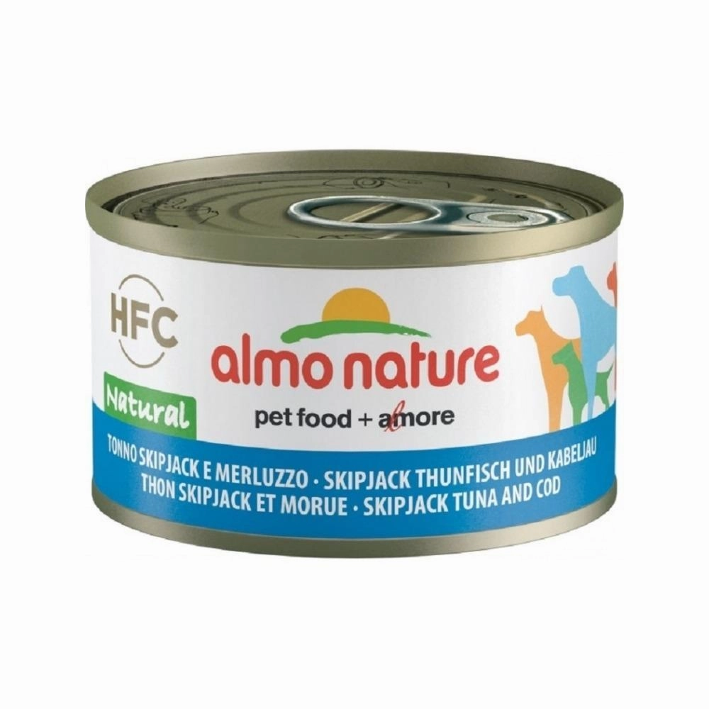 Natural Skipjack Tuna & Cod Dog Can