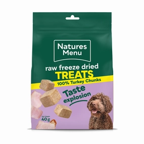 Natures Menu Raw Freeze Dried Turkey Chunks
