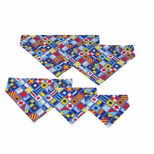 Nautical Flags Dog Bandana