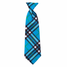 Neck Tie | Bias Plaid Blue