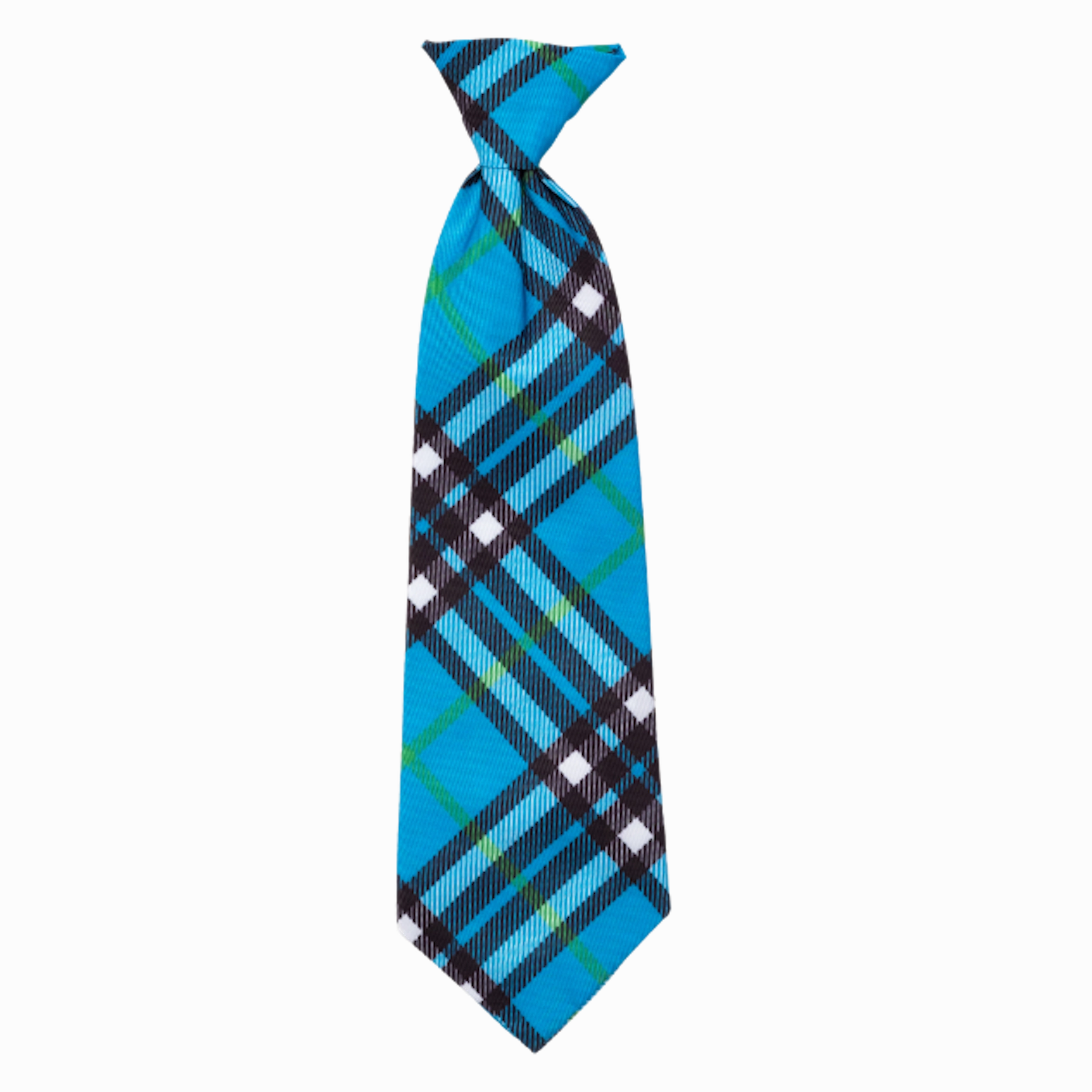Neck Tie | Bias Plaid Blue