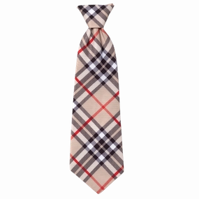 Neck Tie | Bias Plaid Tan