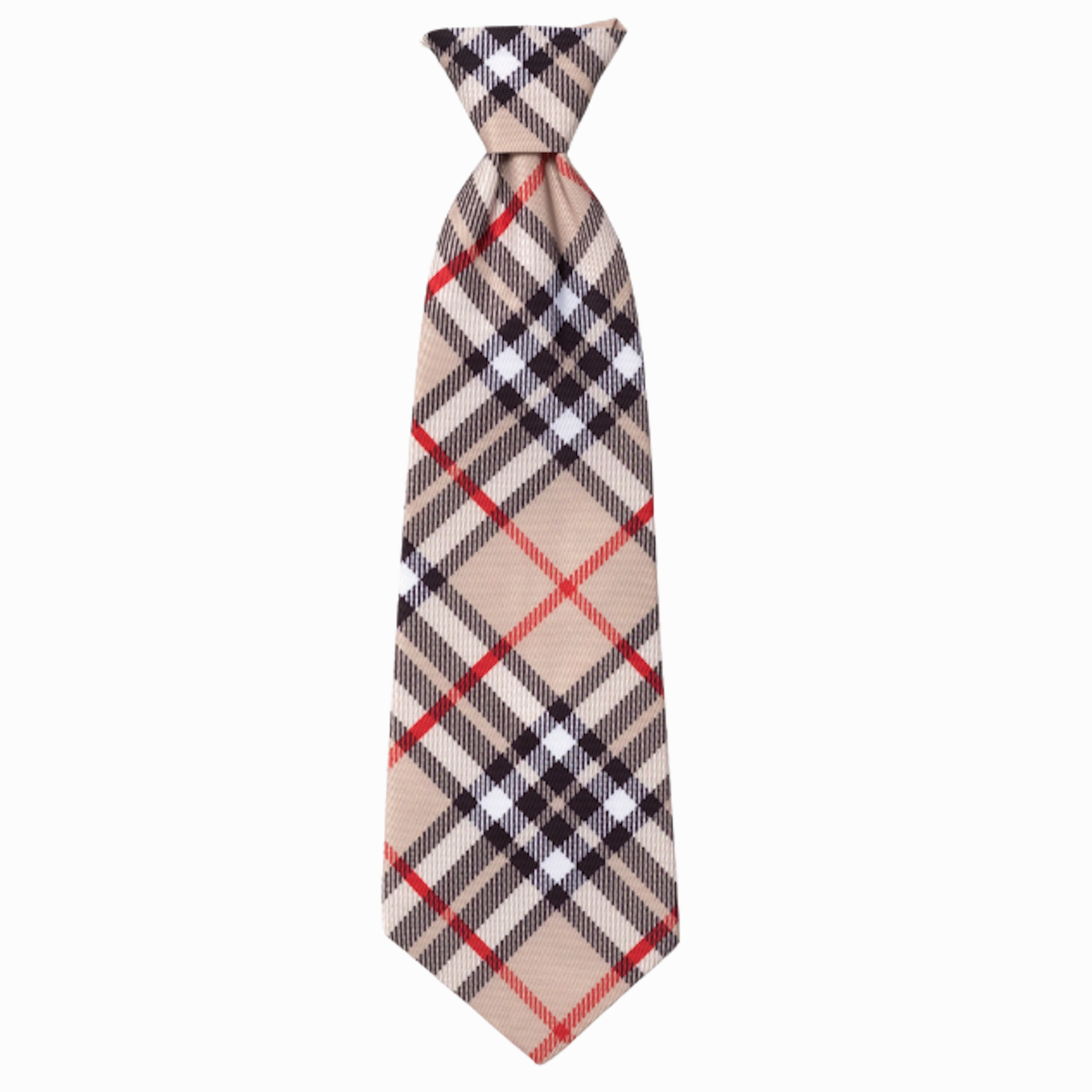 Neck Tie | Bias Plaid Tan