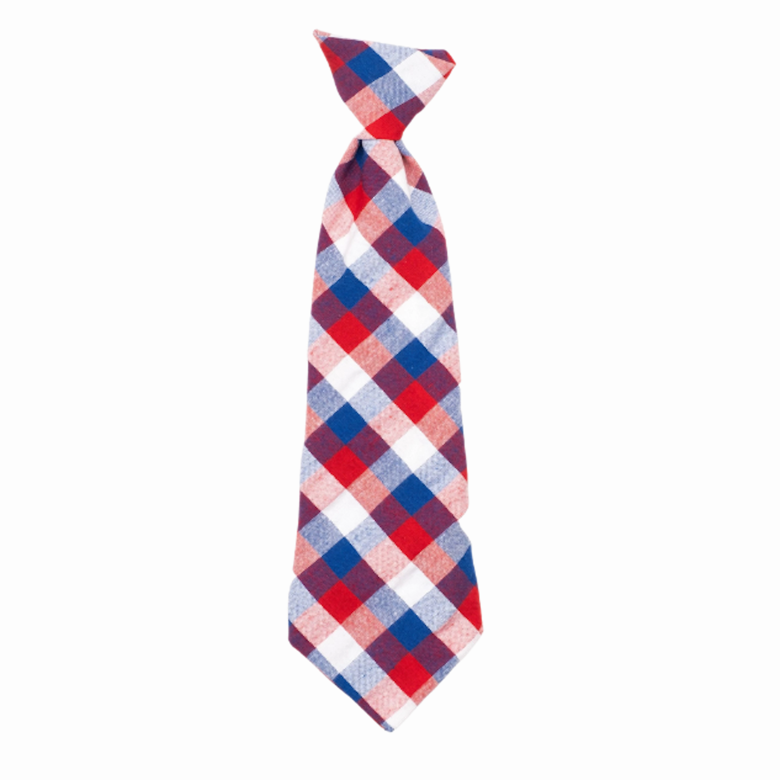 Neck Tie | Red, White, & Blue Check
