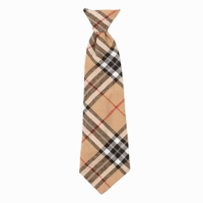 Neck Tie | Tan Plaid