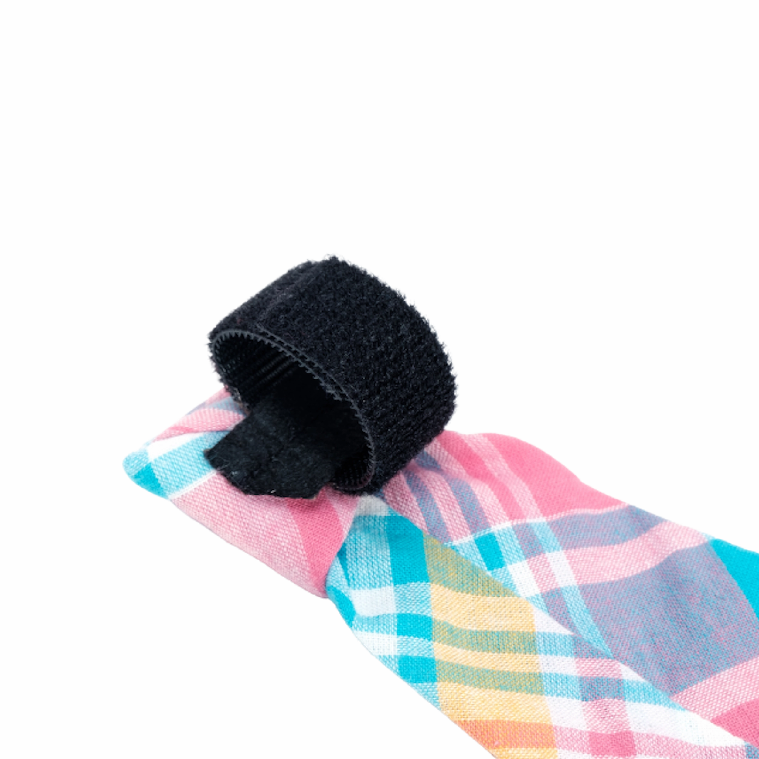Neck Tie | Turquoise & Pink Multi-Colored Madras Plaid