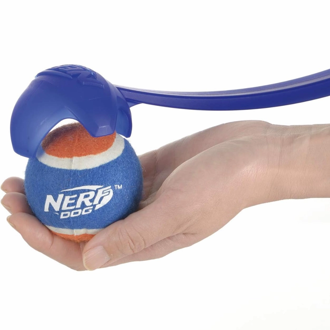 Nerf Dog Launcher with Ball & Ball Clip 25"