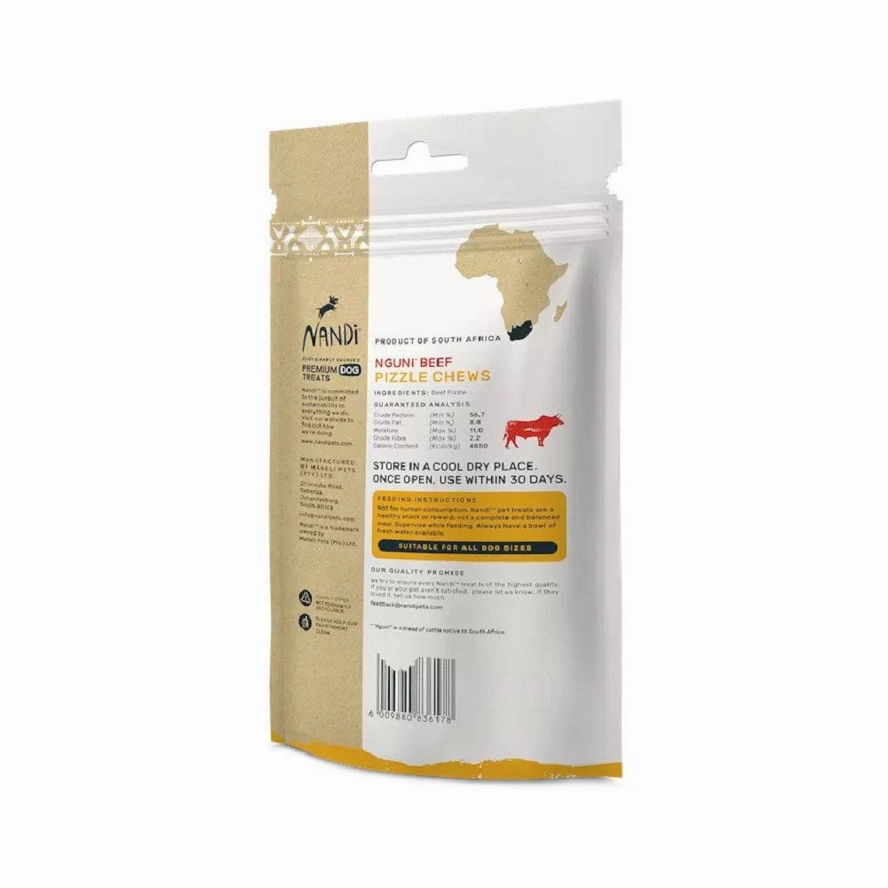 Nguni Beef Pizzle Chews Dog Treats