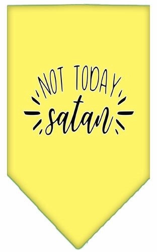 Not Today Satan Screen Print Bandana in Many Colors