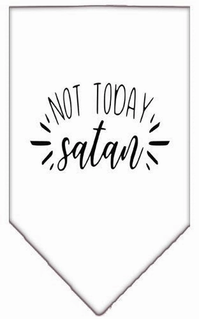 Not Today Satan Screen Print Bandana in Many Colors