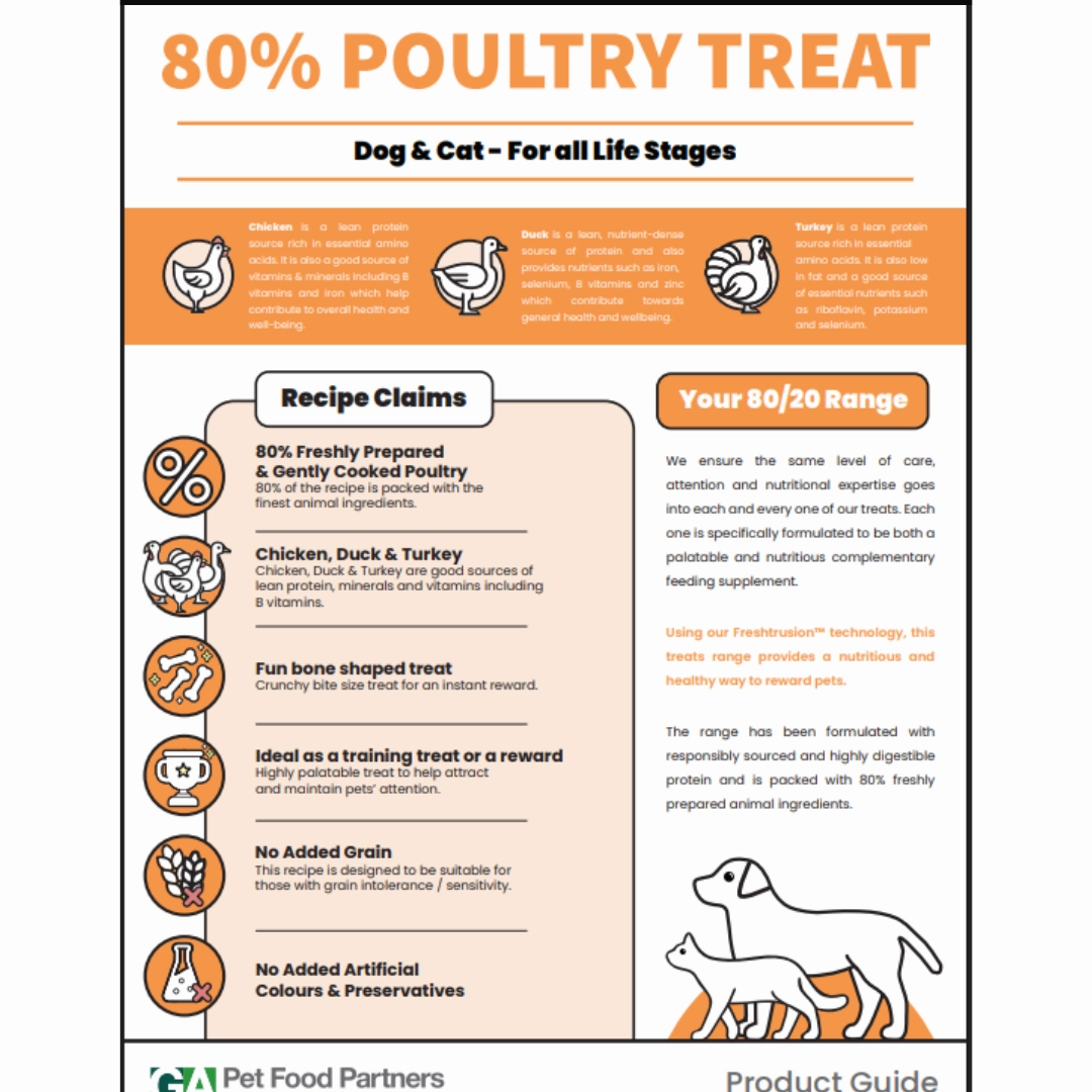 Nourish Rite Grain Free 80% Poultry Treats