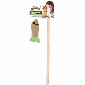 PAWISE  Nature first cat wand  -Fish