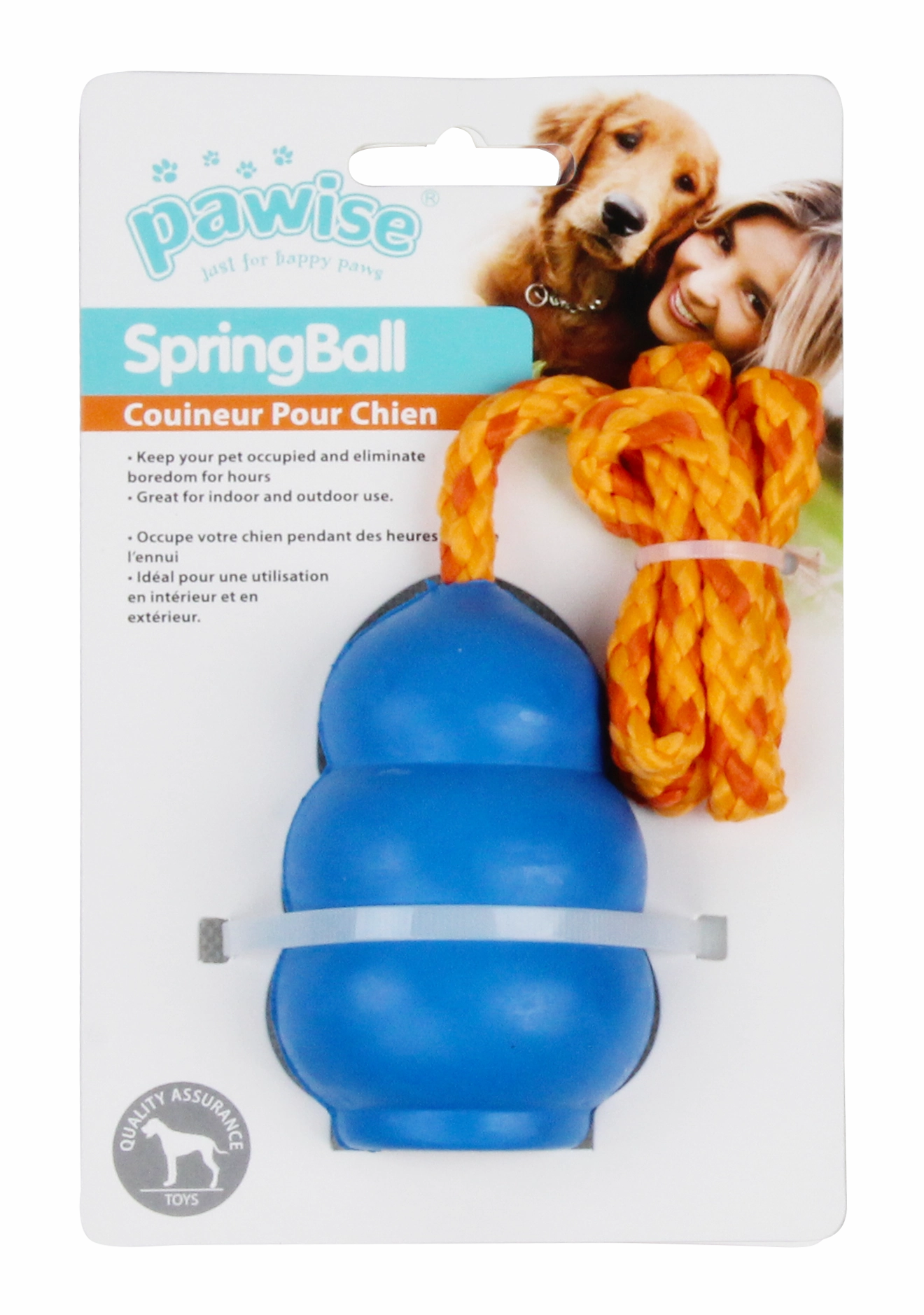 PAWISE  Rubber Ball With Rope