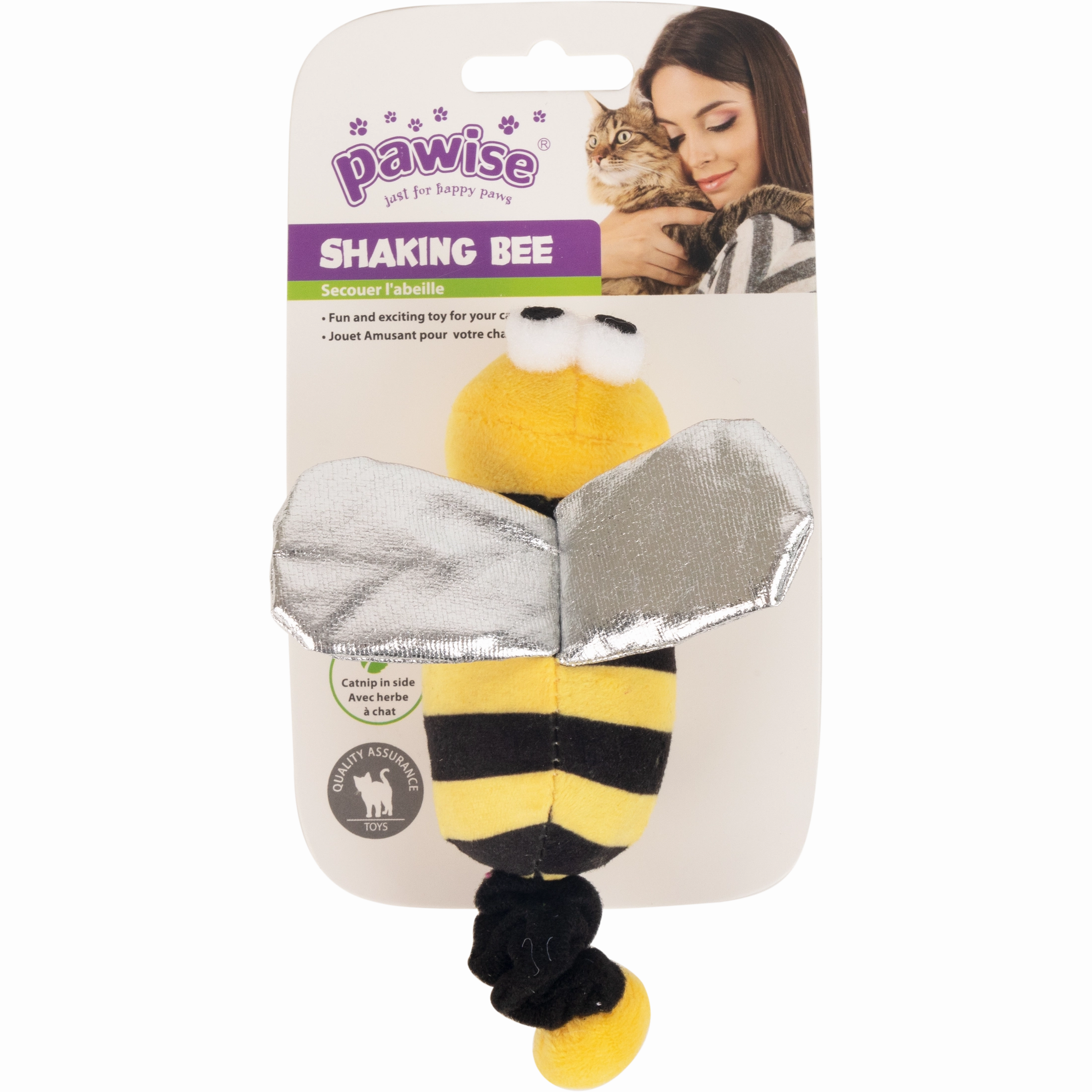 PAWISE  Shkaing Bee Cat Toy