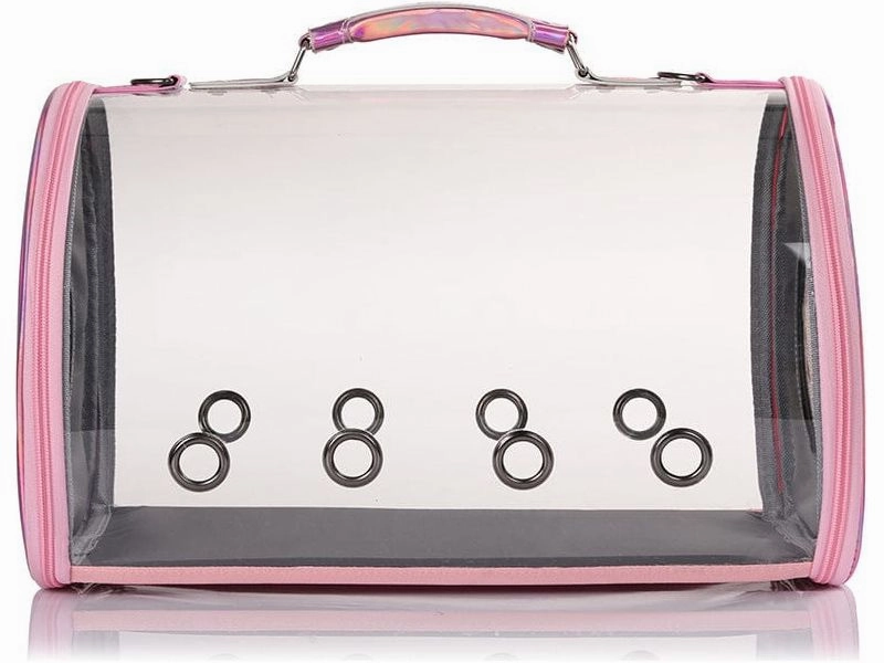 Pet Carrier Acrylic   polyester 43X27X28cm