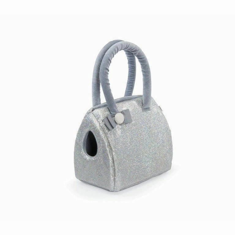 Pet Carrier With Bow - Silverglitter - Sm