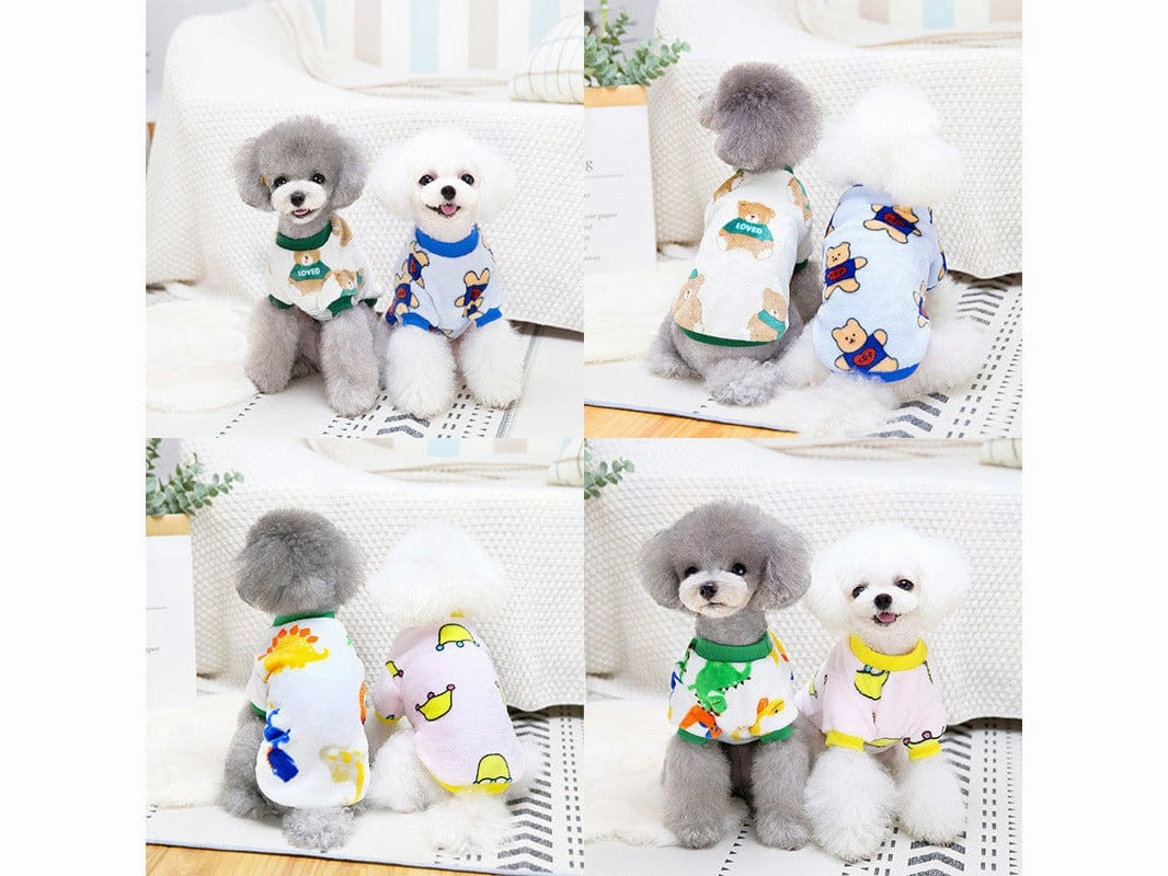 Pet Clothes Blue Bear