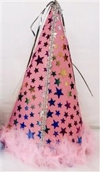 Pink Star Party Hat