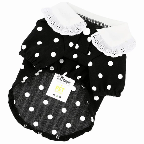 Polka Dot Black Cat Clothes