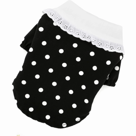 Polka Dot Black Cat Clothes