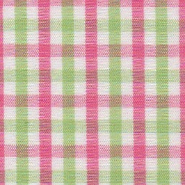 Preppy Pink and Green Gingham Girl Dog Bow Tie Collar