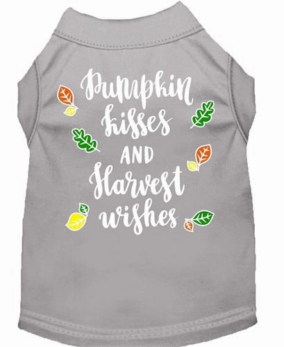 Pumpkin Kisses Screen Print Dog Shirt- in Many Colors