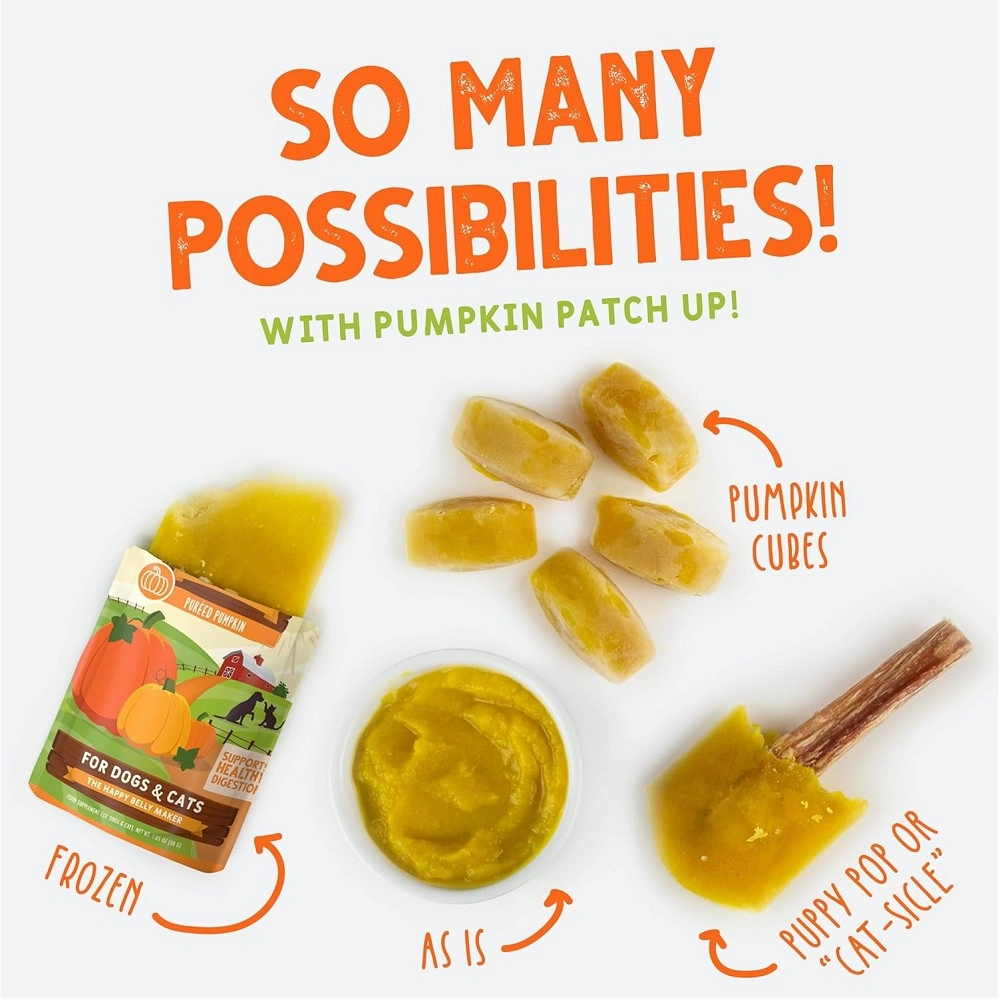 Pumpkin with Coconut Oil & Flaxseeds Dogs & Cats Pouch