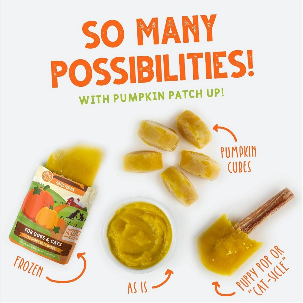 Pumpkin with Coconut Oil & Flaxseeds Dogs & Cats Pouch