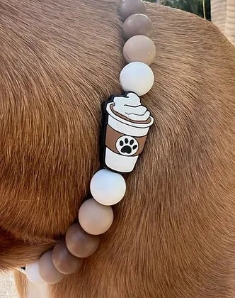 Puppuccino Beaded Pet Collar