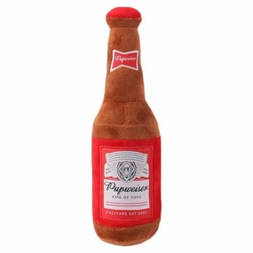 Pupweiser Bottle Plush Dog Toy